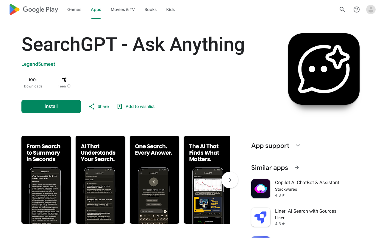 SearchGPT - Your smart helper for finding answers on the web