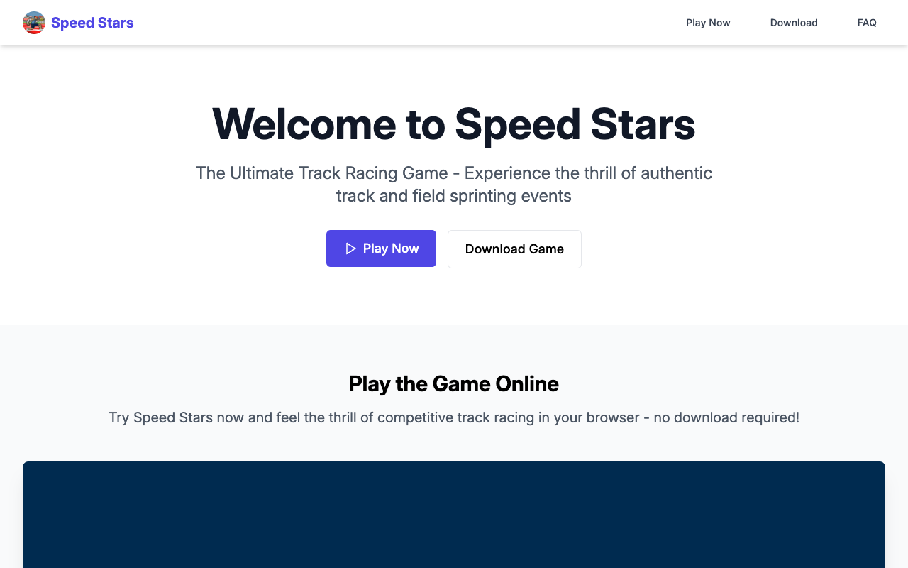 Speed Stars - A fun game where you race fast with your friends