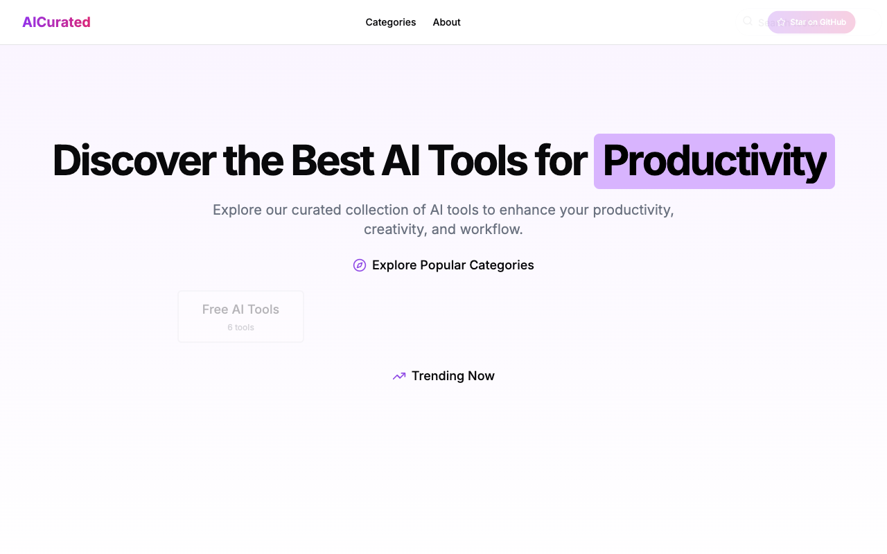 AICurated - Your guide to the best AI tools for 2025