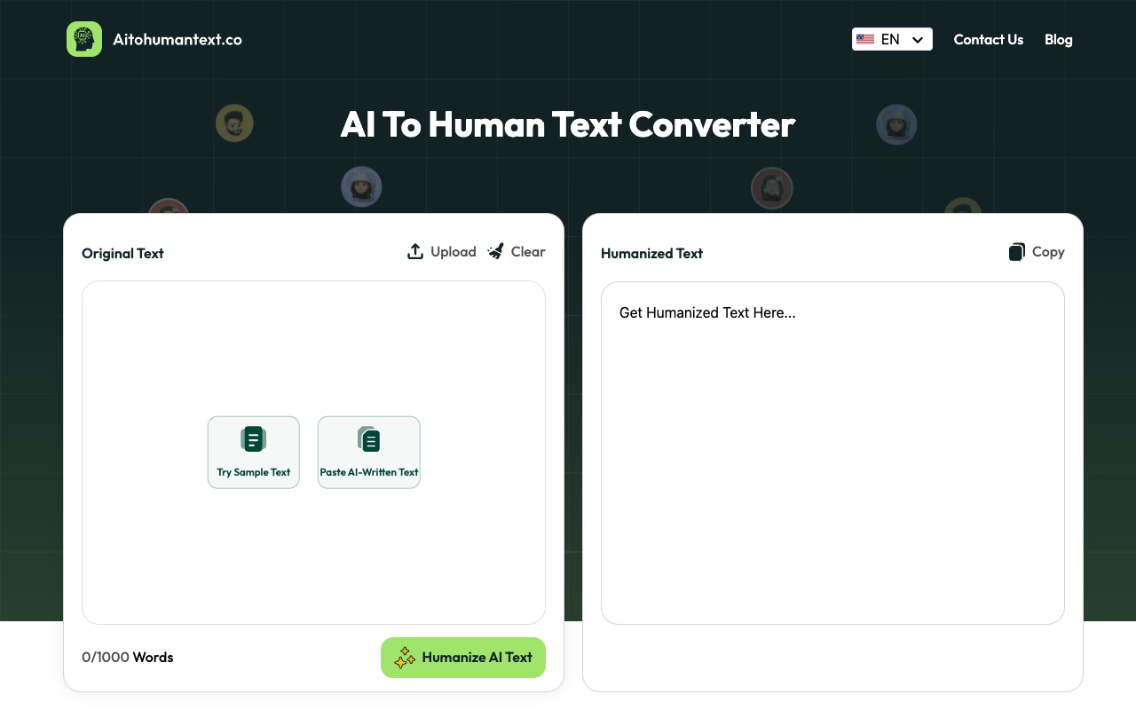 AI to Human Text Converter - Make AI Text Sound Real