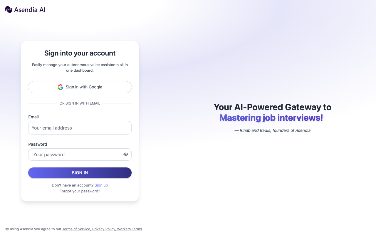 Asendia AI - Your smart assistant to get a job quickly