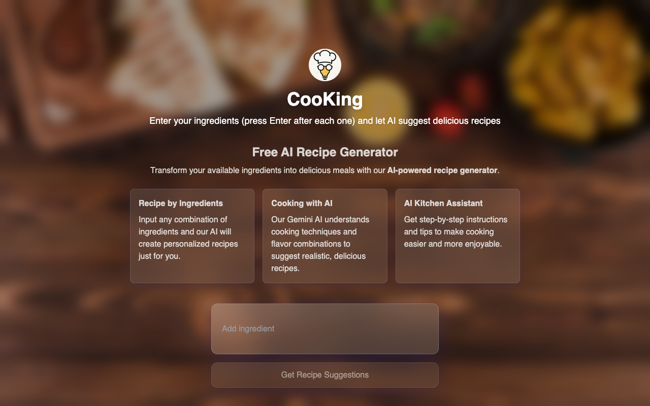 CooKing - Make Yummy Food with What You Have