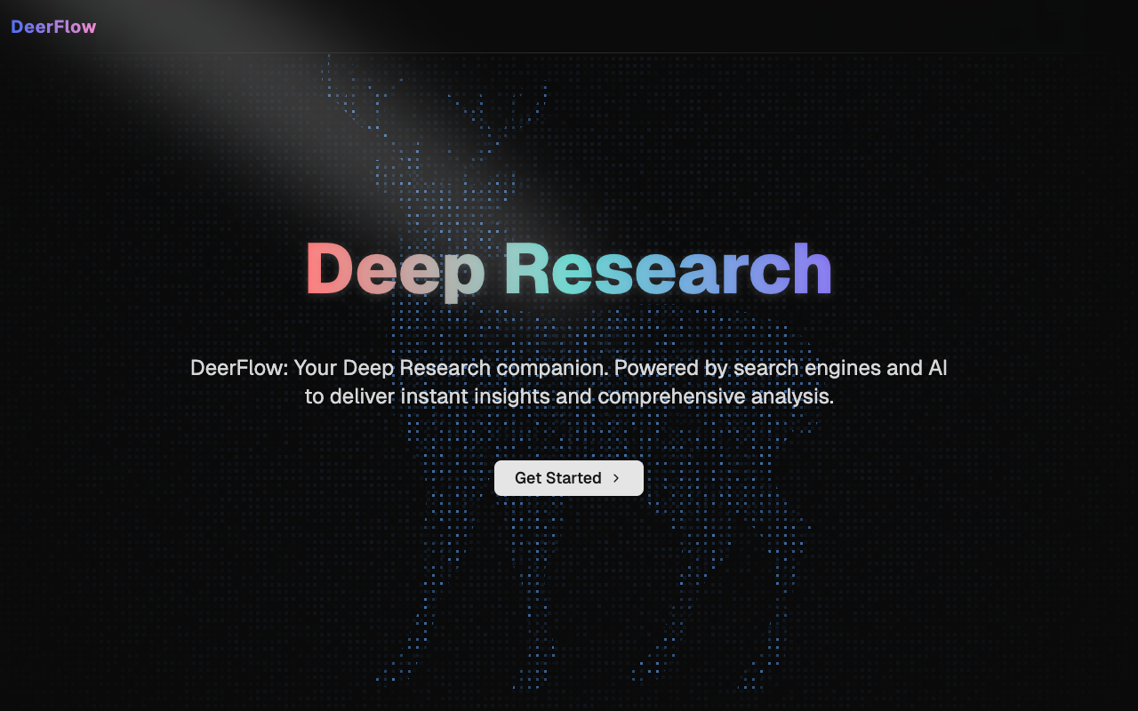 DeerFlow - A smart assistant for deep research