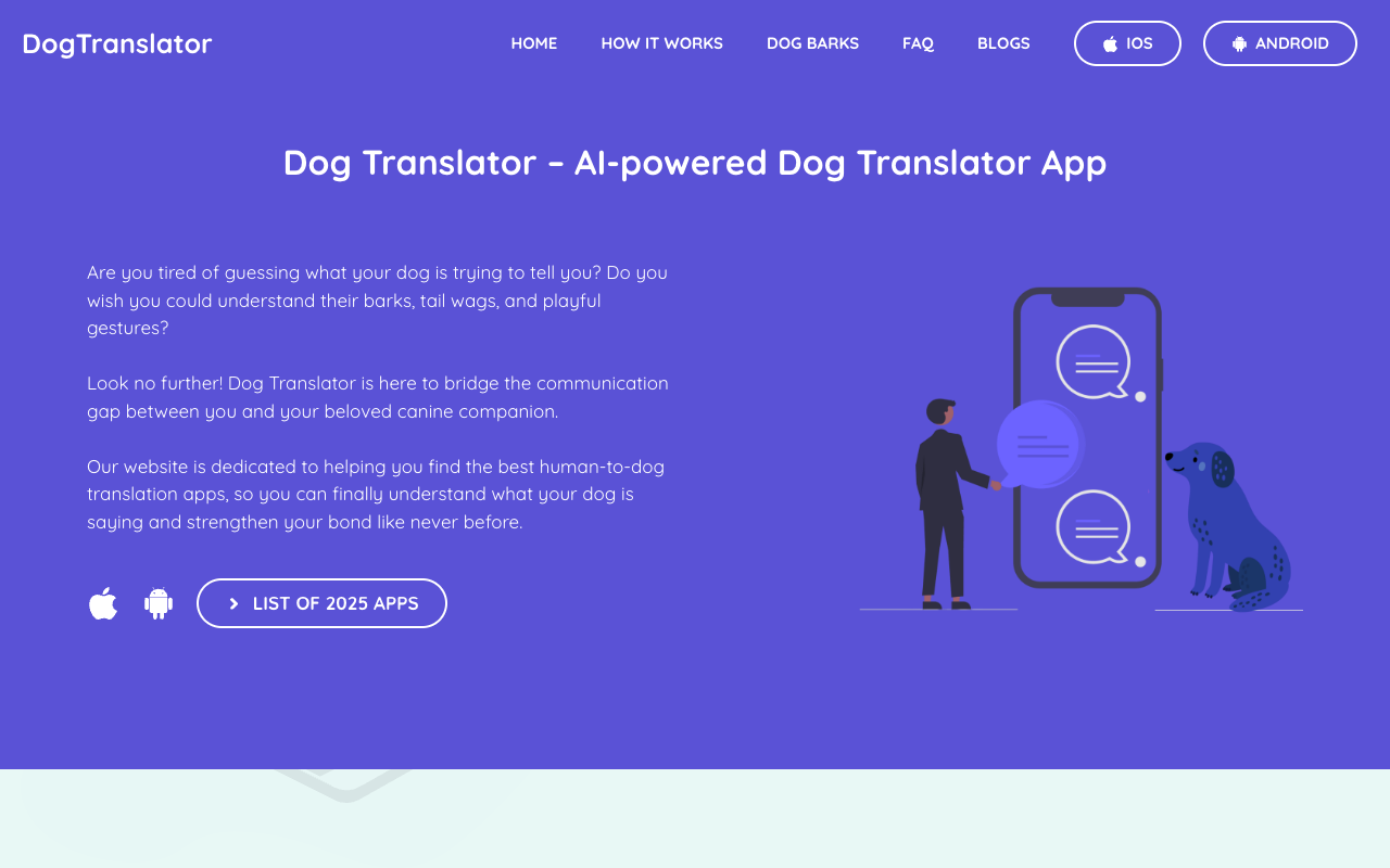 DogTranslator - An app that helps you understand your dog's feelings