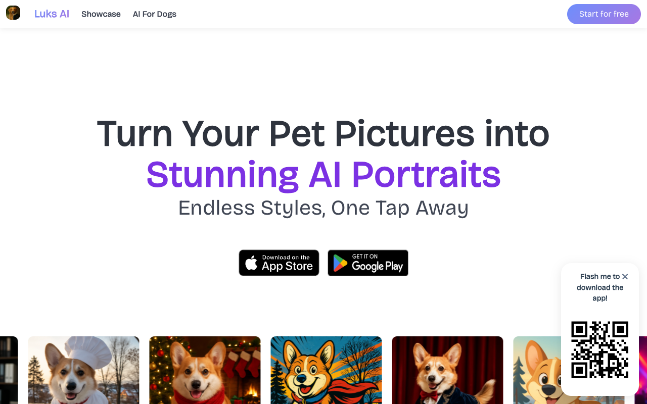 Luks - Turn your pet into beautiful art with AI