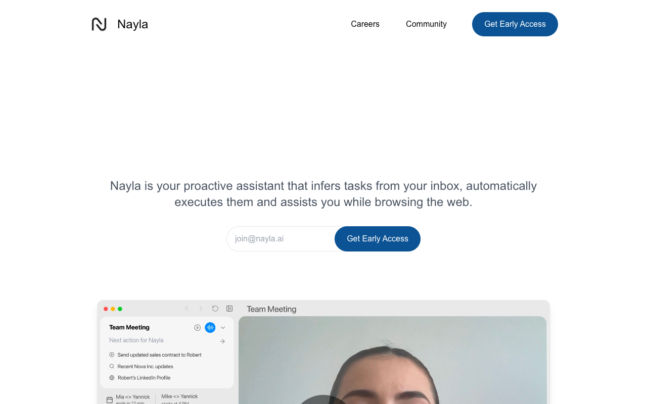 Nayla - Your AI browser that helps you work better