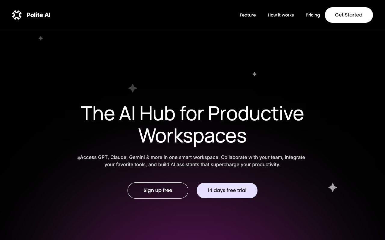 Polite AI - Your one-stop hub for all AI tools