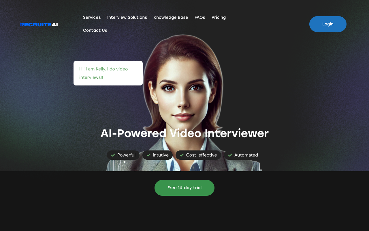 RecruiteAI - Your smart helper for video job interviews