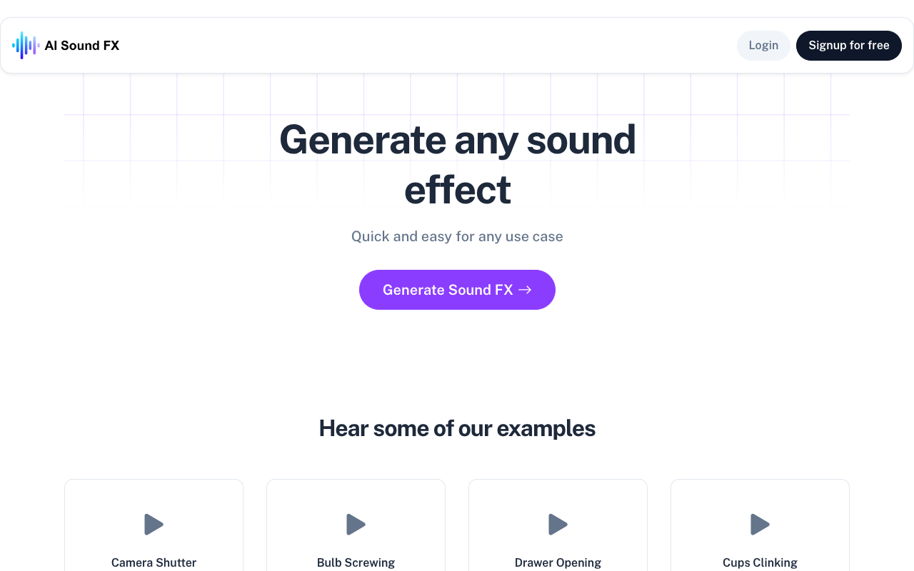AI Sound FX - Create Any Sound You Want with AI