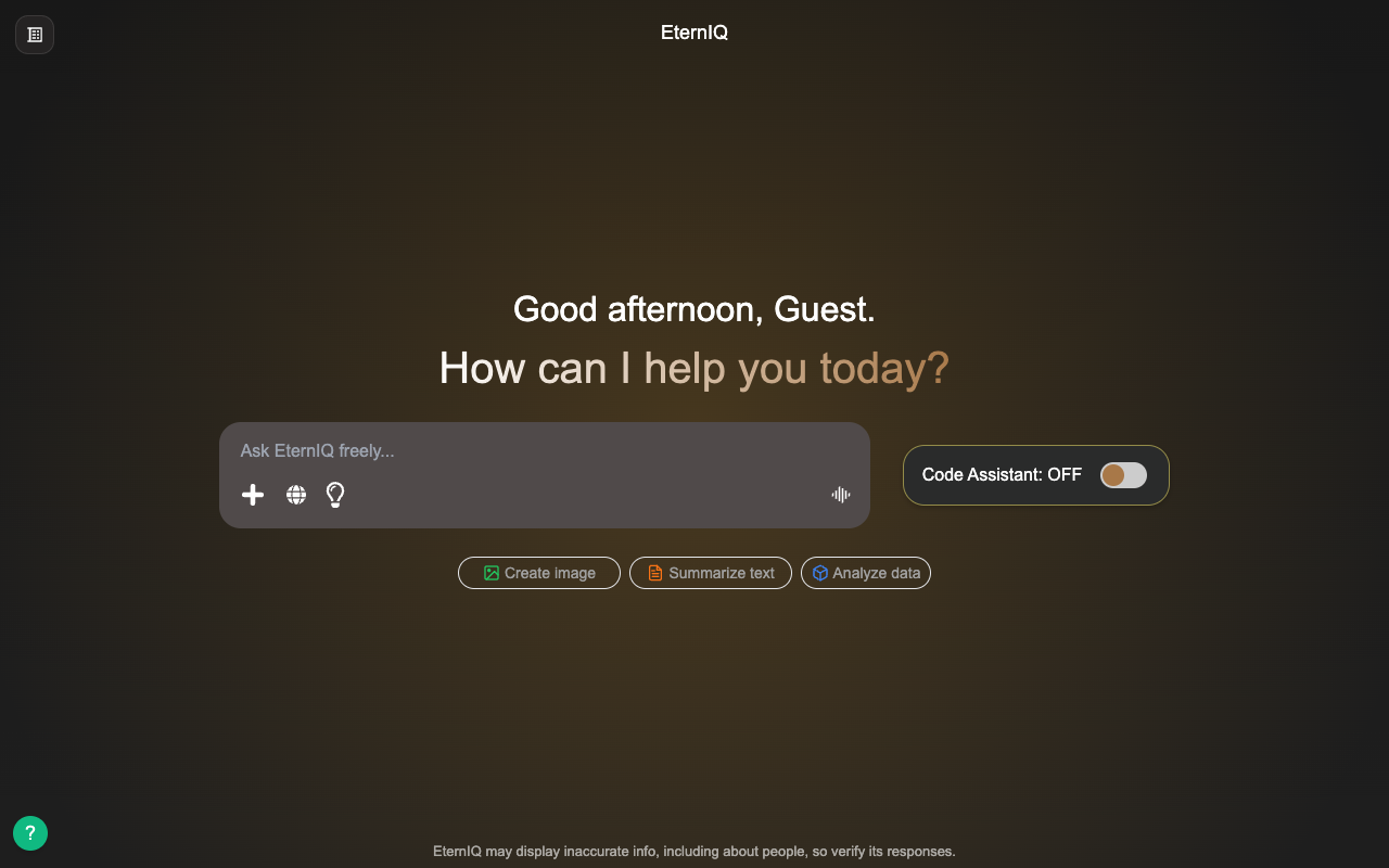 EternIQ - Your smart coding helper