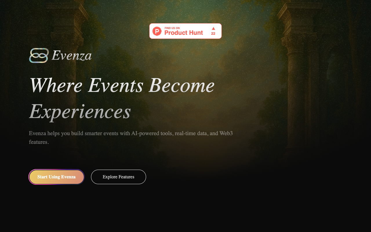 Evenza - An AI platform for better event planning