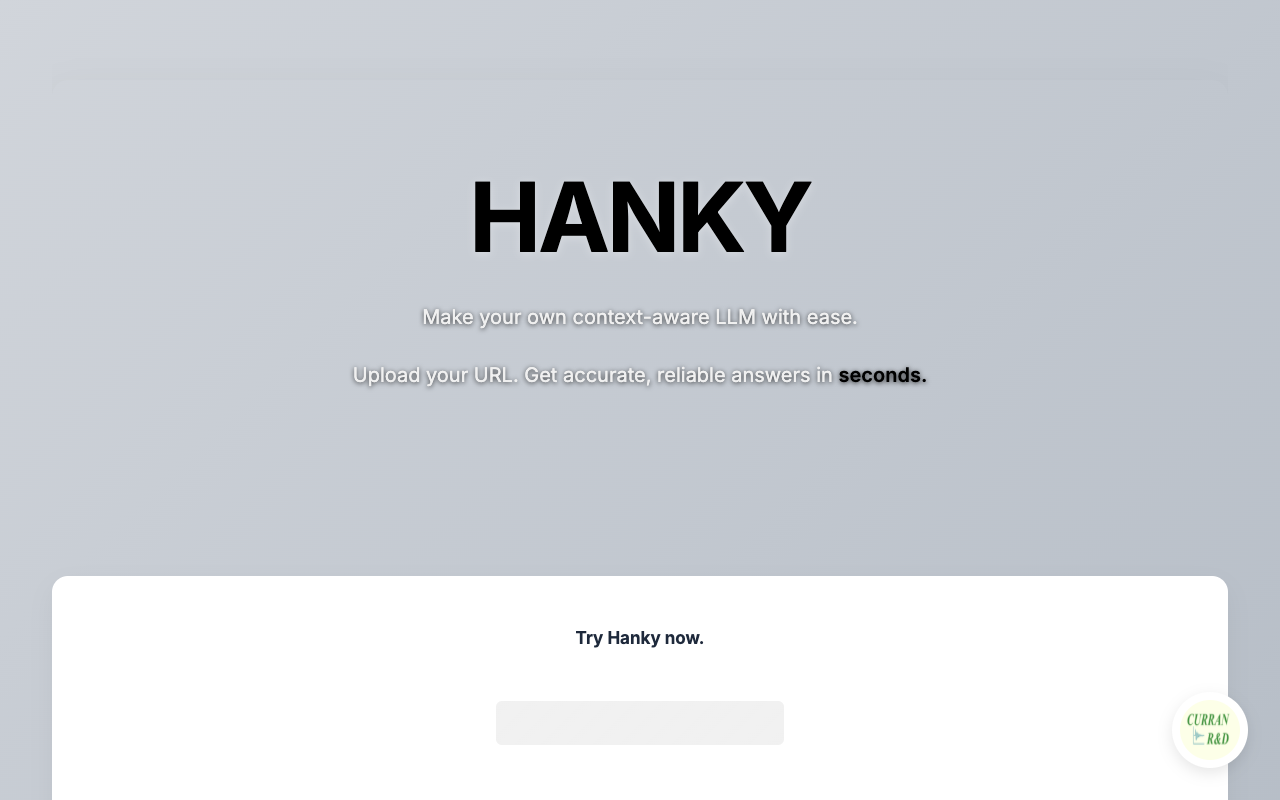 Hanky - Create Your Own Smart AI Model Easily