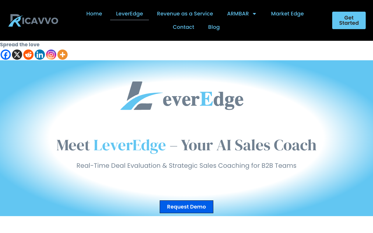 LeverEdge - Your AI Sales Coach helps close deals better