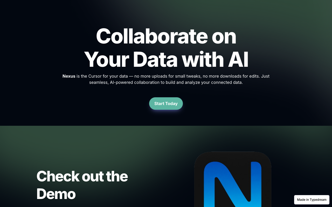 Nexus - Your AI helper for easy data work