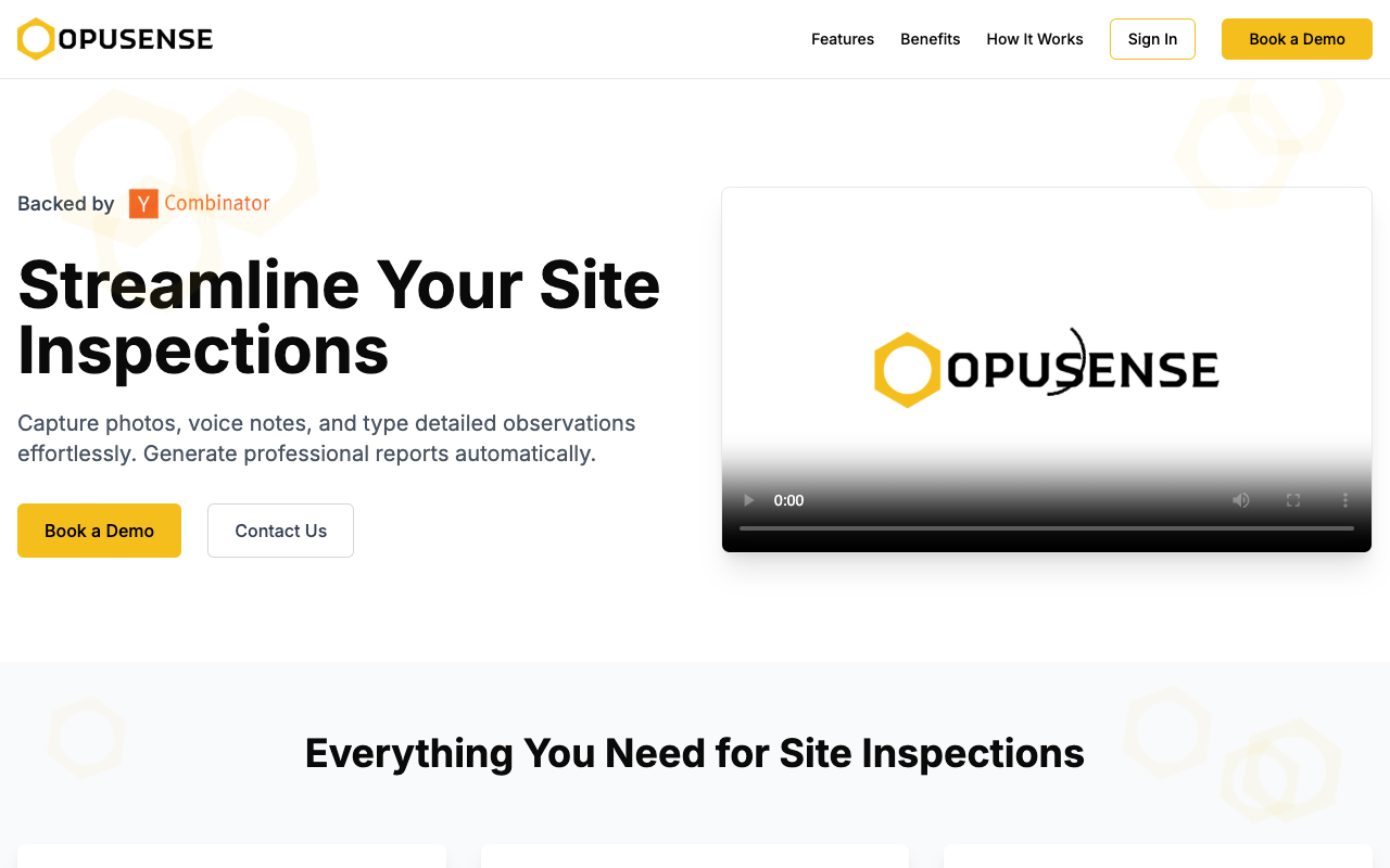 Opusense - Make Your Site Reports Easy with AI