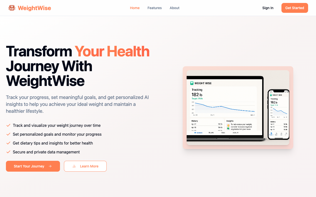 Weight Wise - Your smart helper for weight tracking