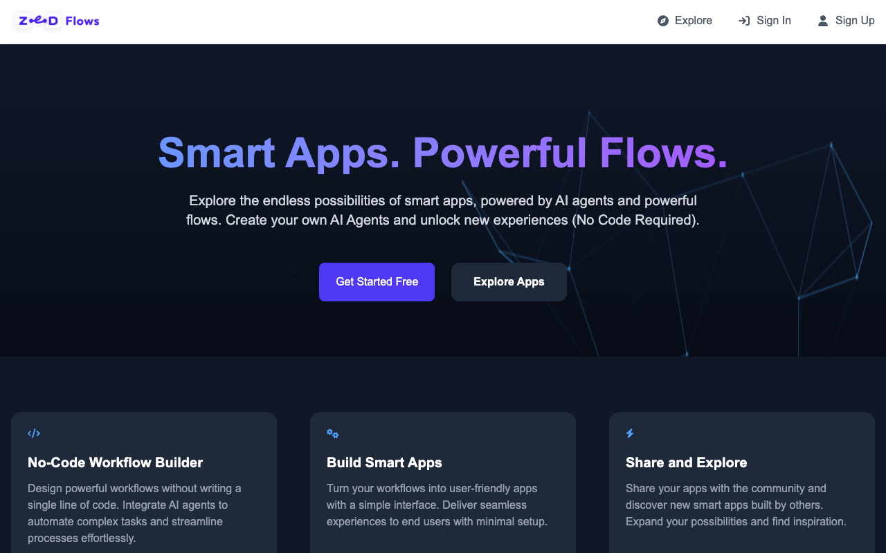 ZedFlows - Build Your Own AI Agents Without Coding