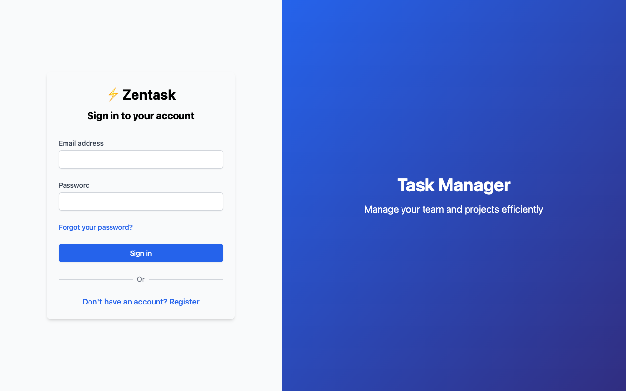 Zentask - A smart tool for managing time and teams