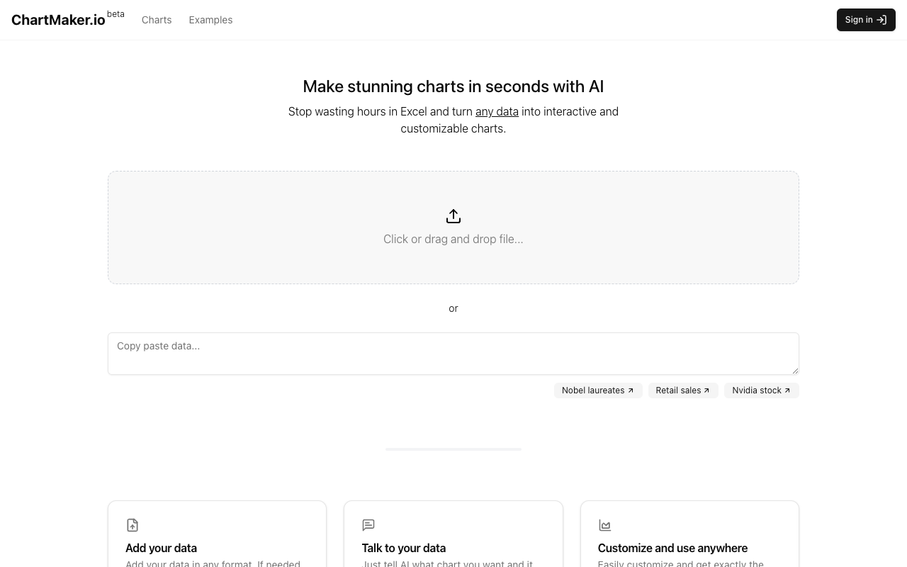 ChartMaker.io - Create Beautiful Charts Quickly and Free