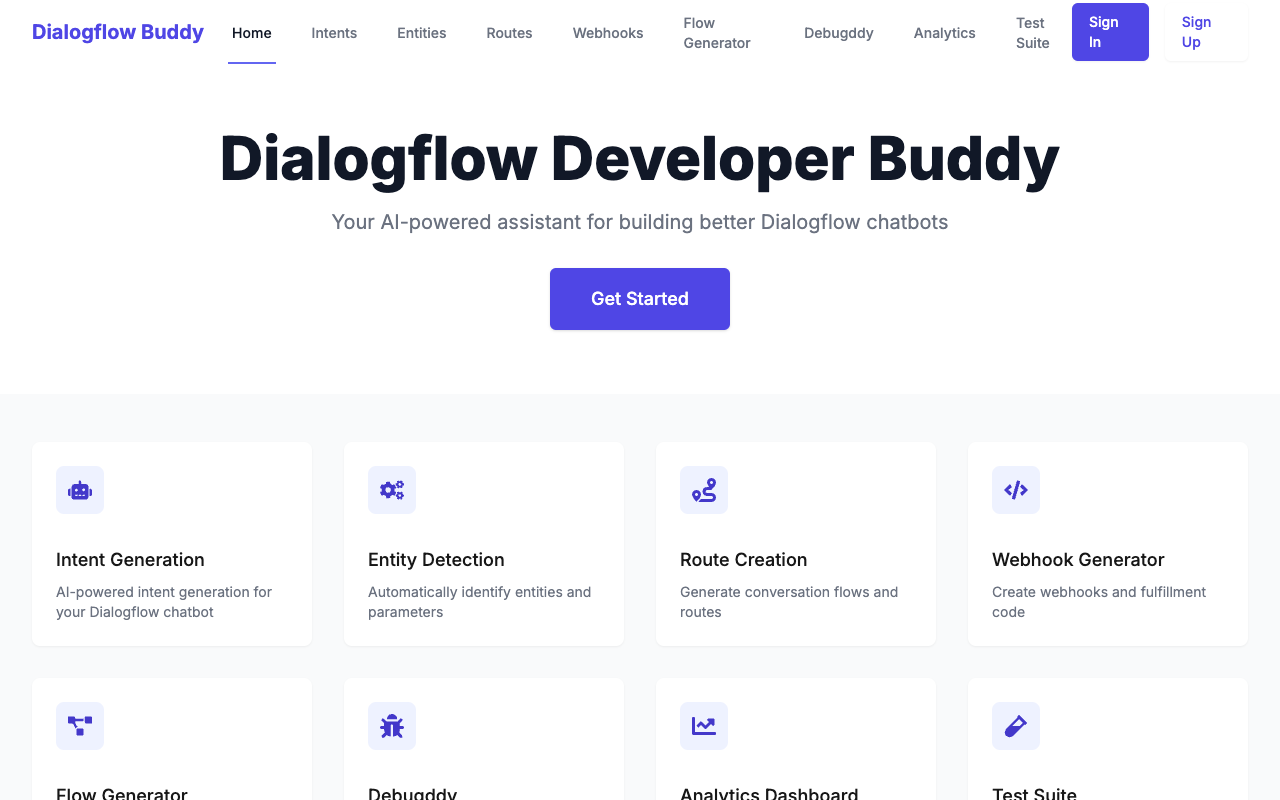 Dialogflow Developer Buddy - Your AI helper for making chatbots