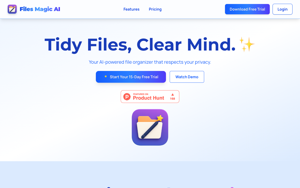 Files Magic AI - Your AI file assistant for organizing