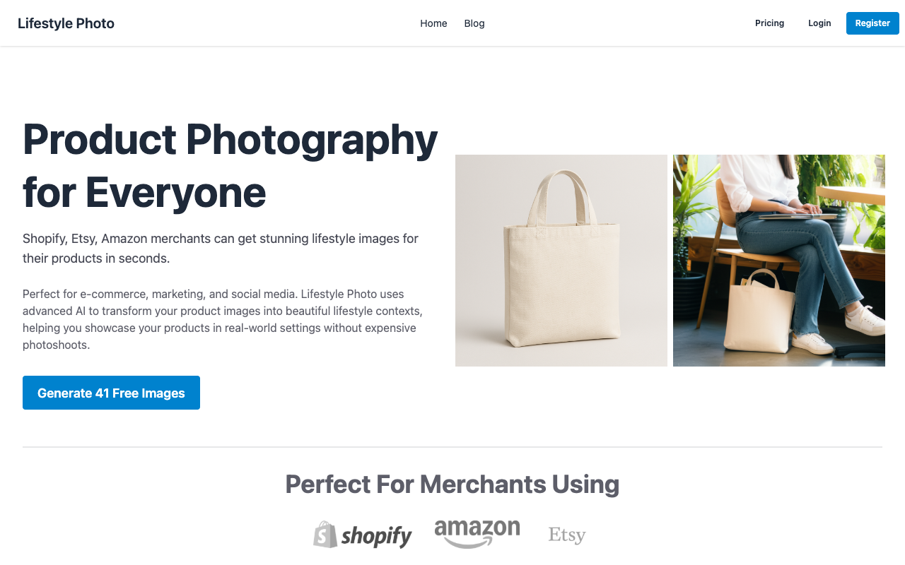 Lifestyle Photo - Create Beautiful Product Photos with AI