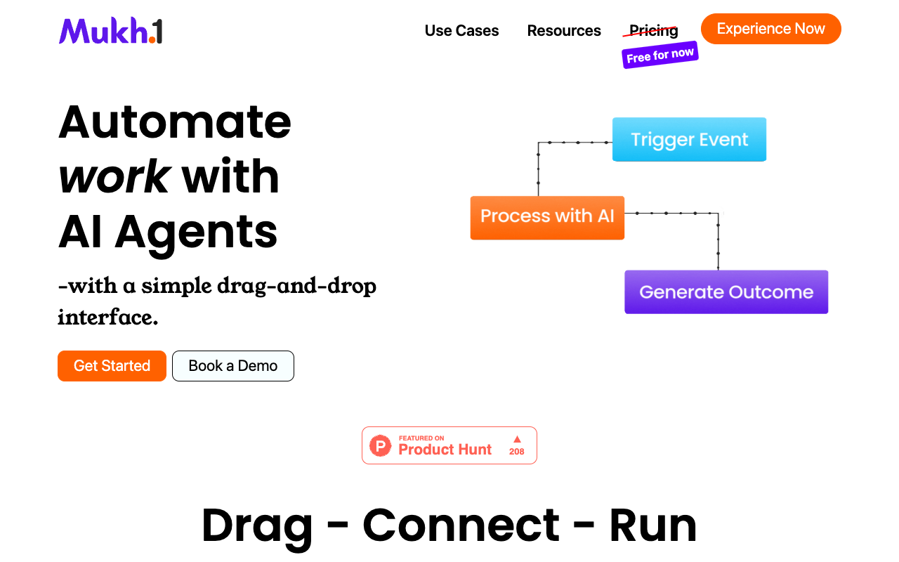 Mukh.1 - Your easy way to make AI agents work for you