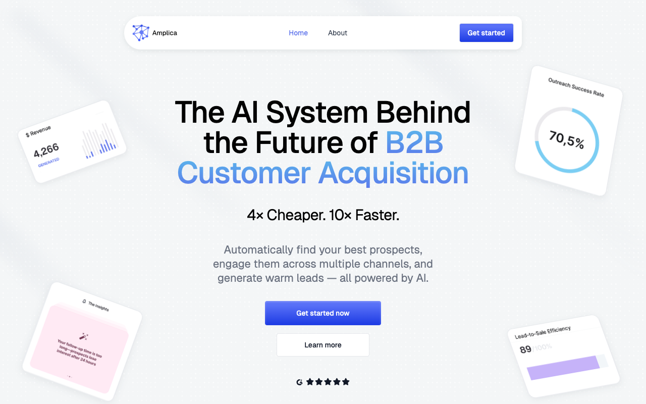 Amplica AI - The Smart Way to Boost Your B2B Sales
