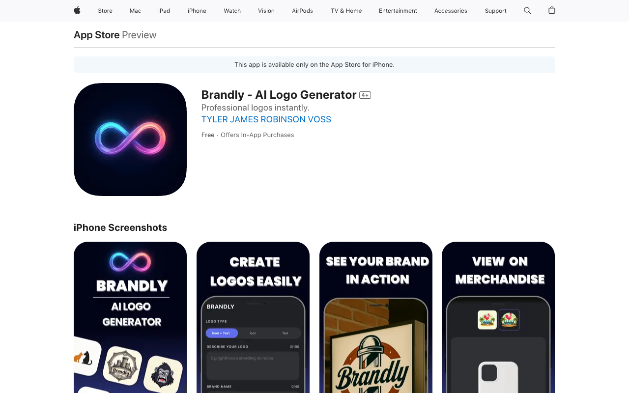 Brandly - Create Your Own Logo Quickly and Easily
