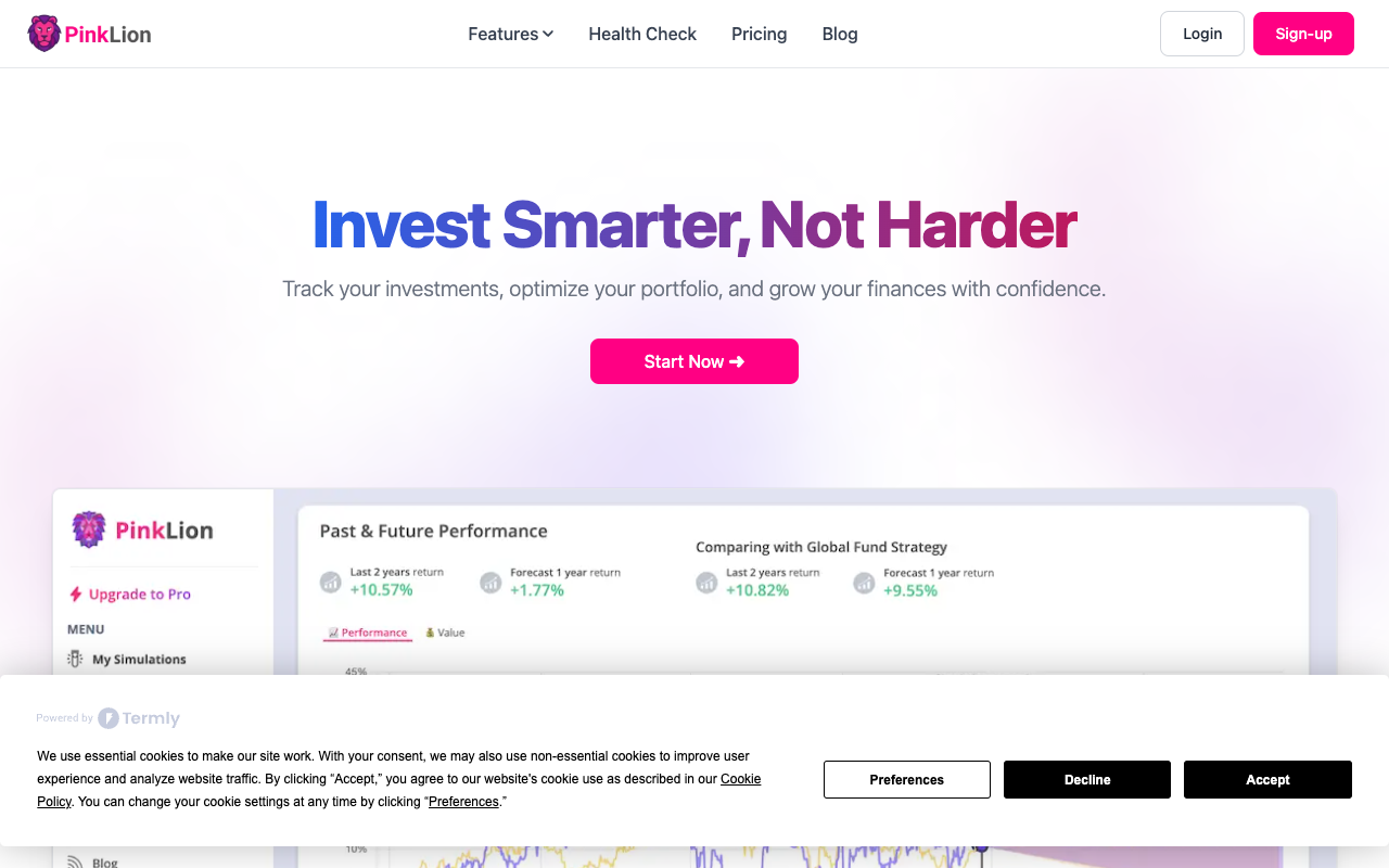PinkLion - Your AI buddy for smart investing