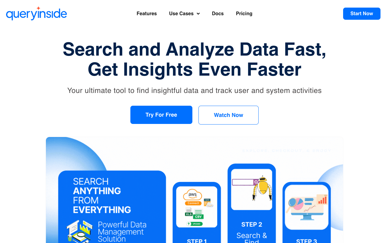 queryinside - A smart tool to help you find data quickly