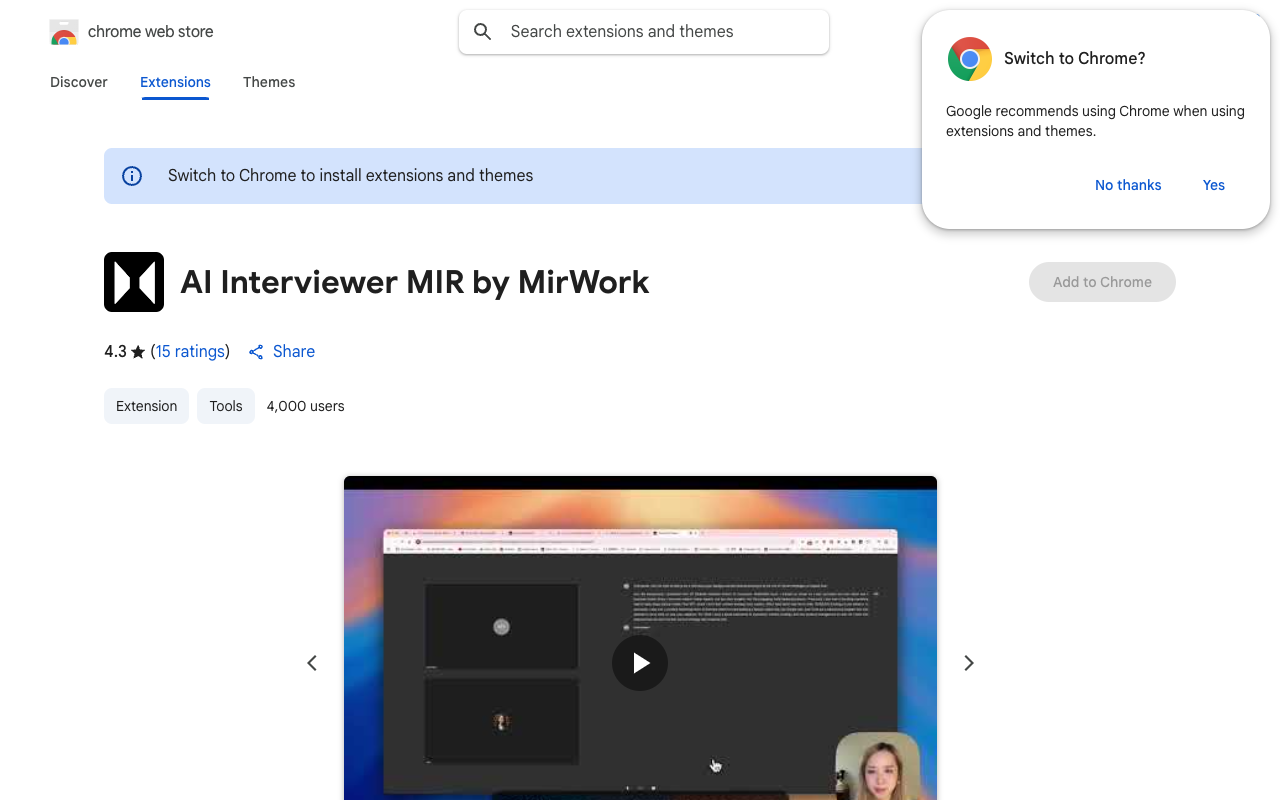 Quick Mock - Practice job interviews with AI help
