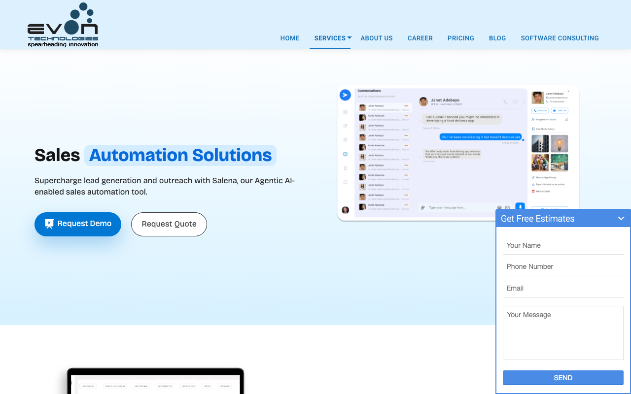 Salena - Your AI helper for making sales easier