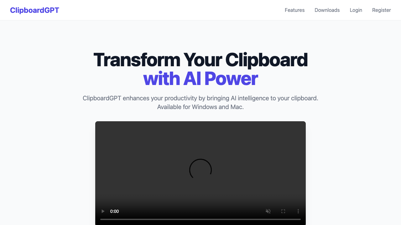ClipboardGPT - Easy custom shortcuts for your AI tools