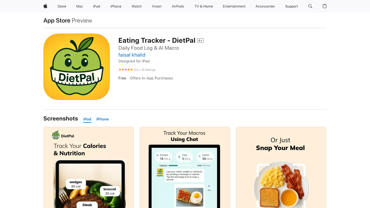 DietPal - Your smart AI calorie tracker for healthy eating