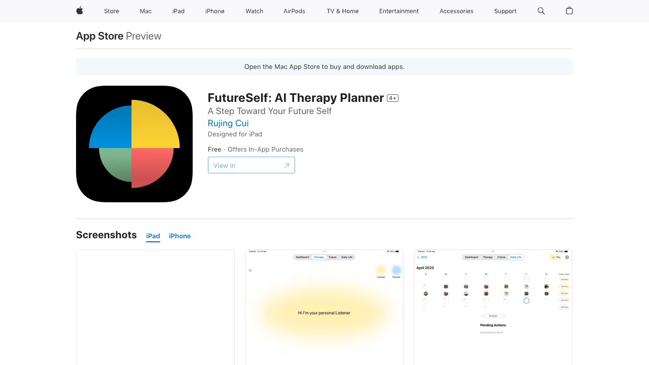 FutureSelf - Your AI therapist and life planner