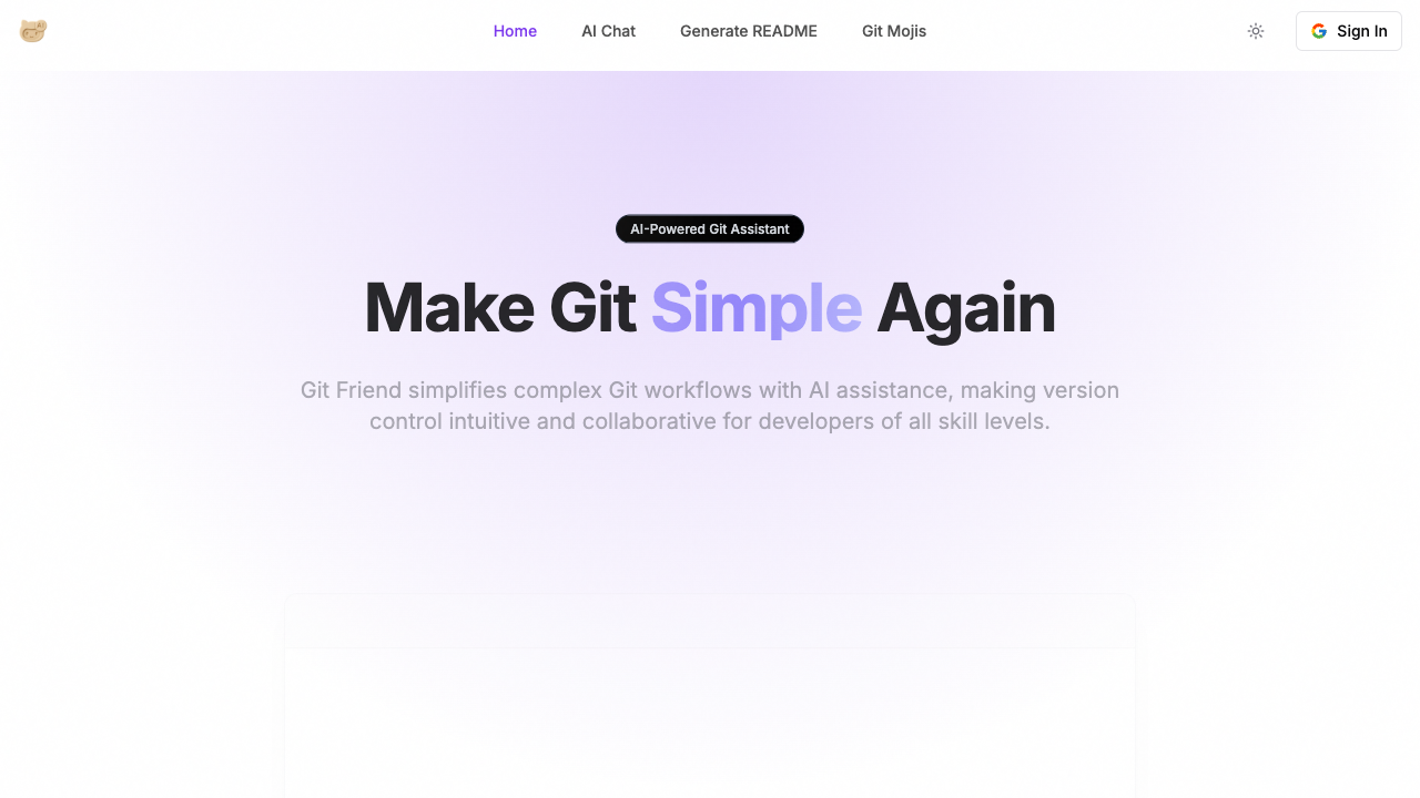 Git Friend - Your AI buddy to make Git easy
