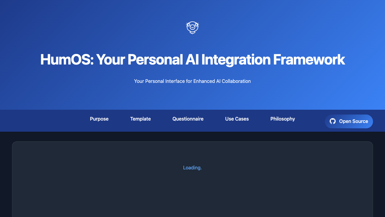 HumOS - Your personal helper for AI teamwork
