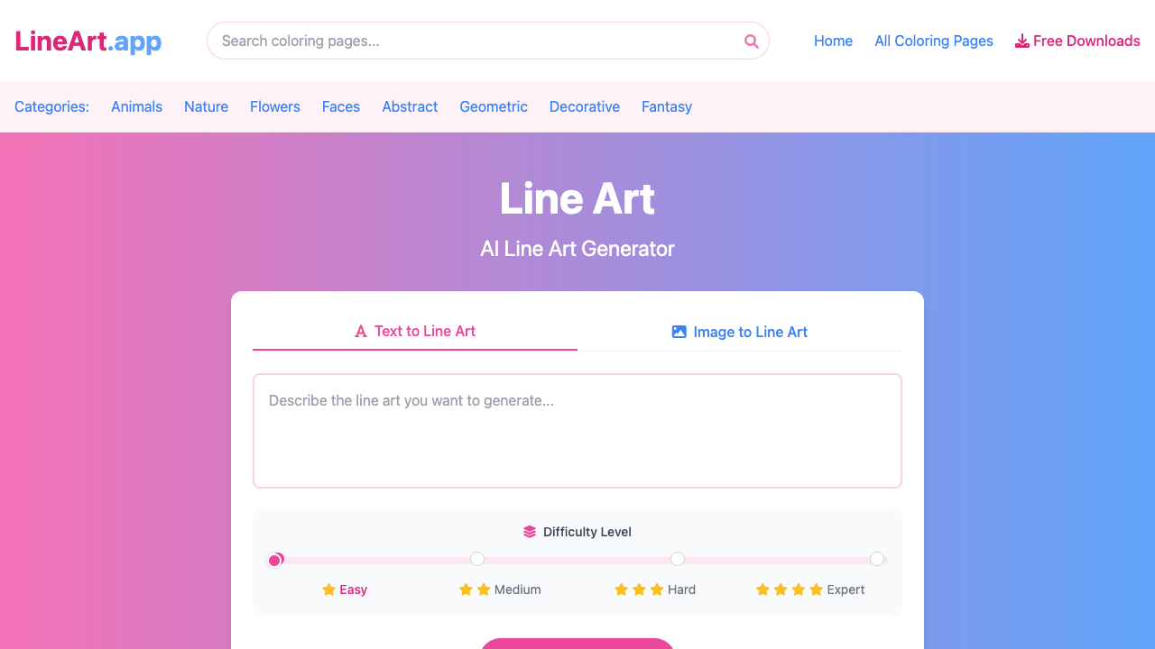 Line Art - A tool that turns your ideas into line drawings