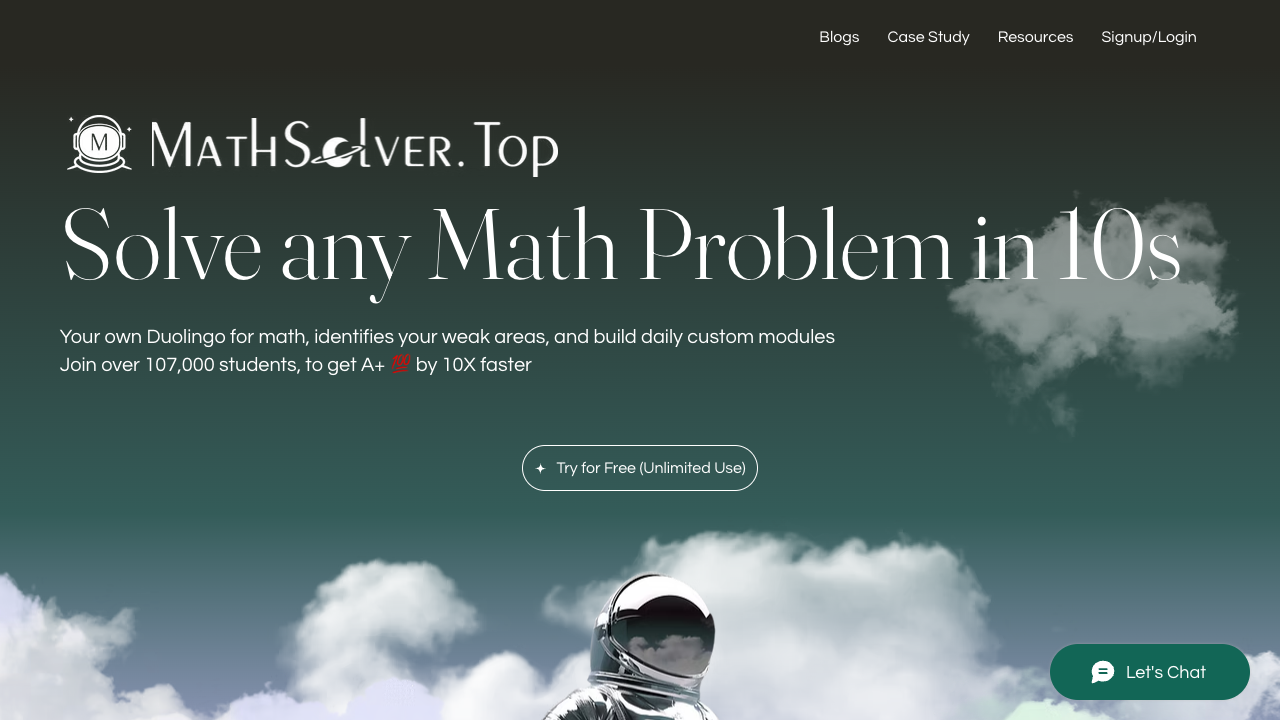 MathSolver.top - Your AI math tutor for easy problem solving