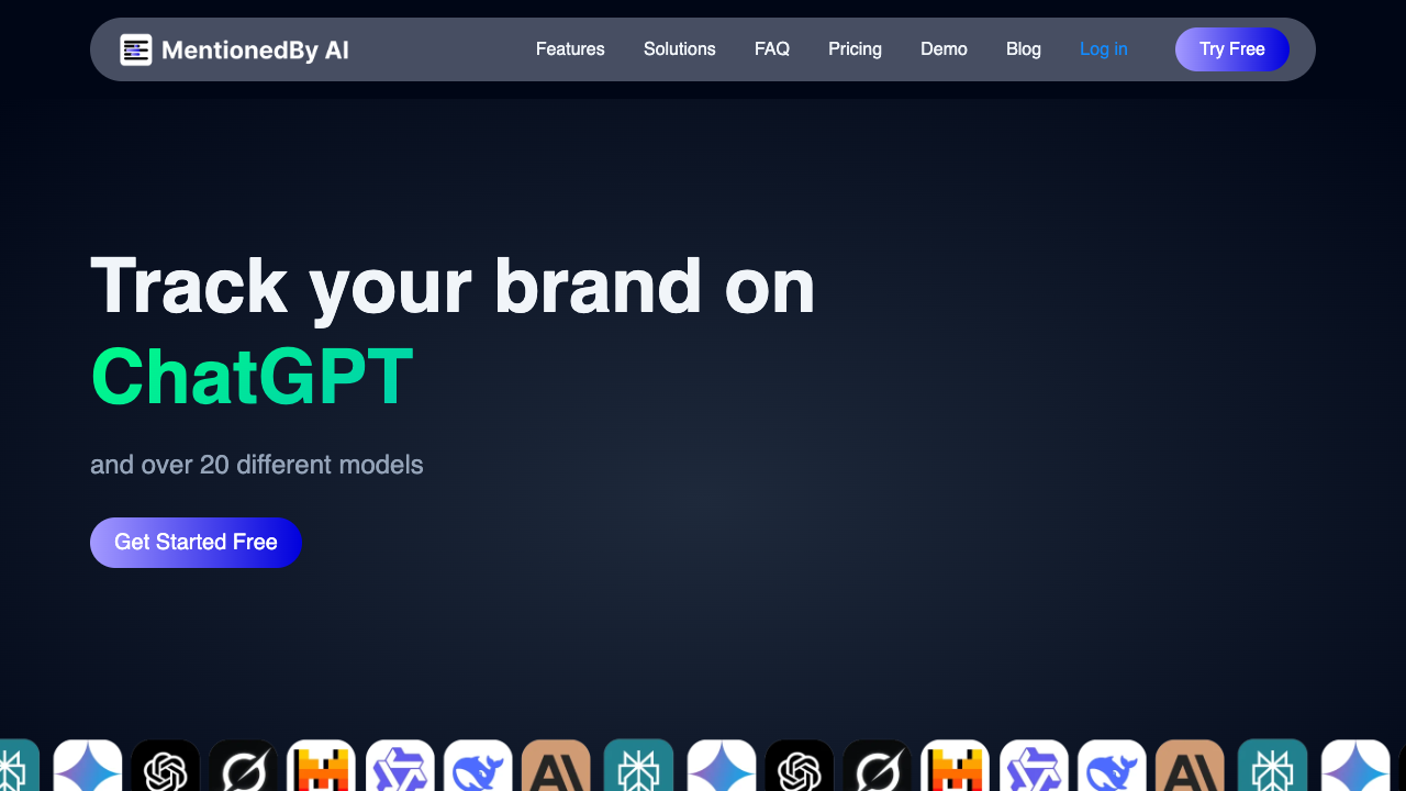 MentionedBy AI - Track Your Brand Visibility in the AI World