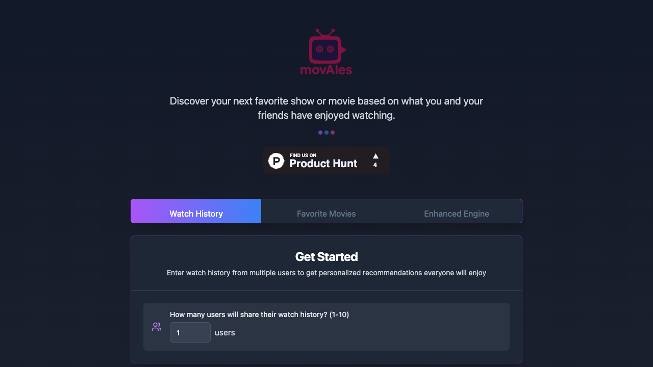movAIes - Find your perfect movie with friends