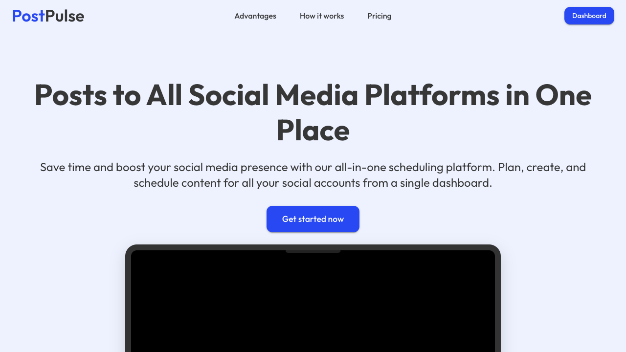 PostPulse - Your AI helper for social media planning