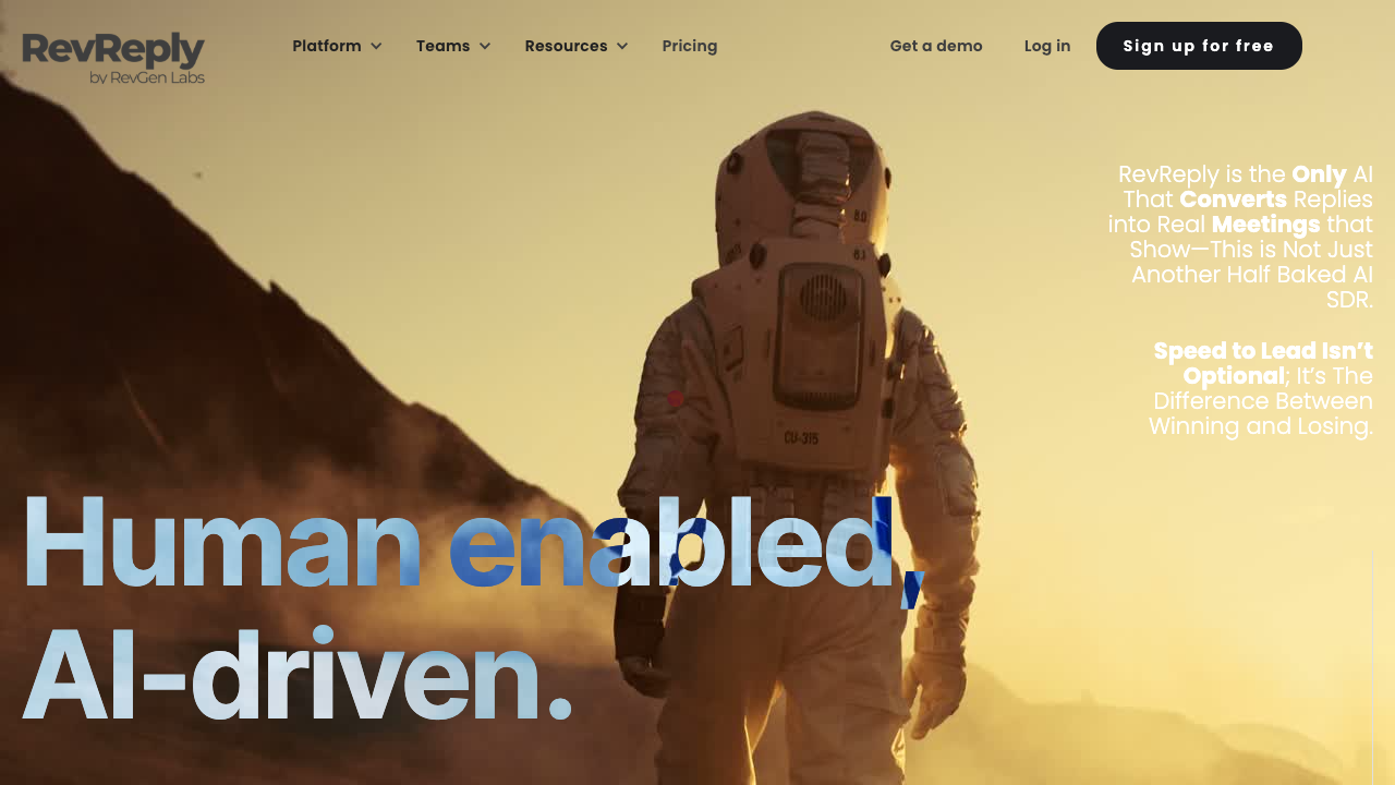 RevReply - The smart AI that helps book meetings fast