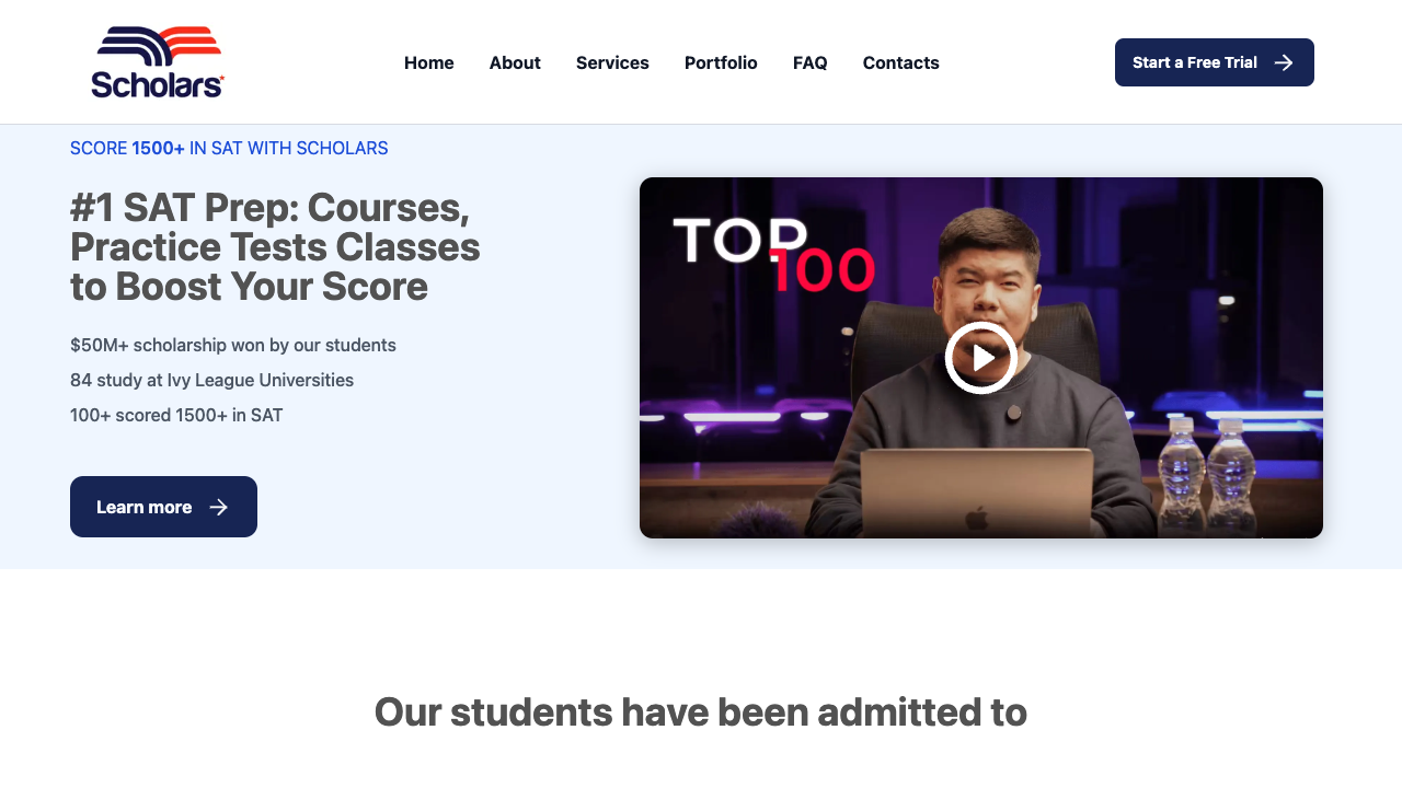 ScholarMax - Learn to ace the SAT with expert help SAT Education Online Learning