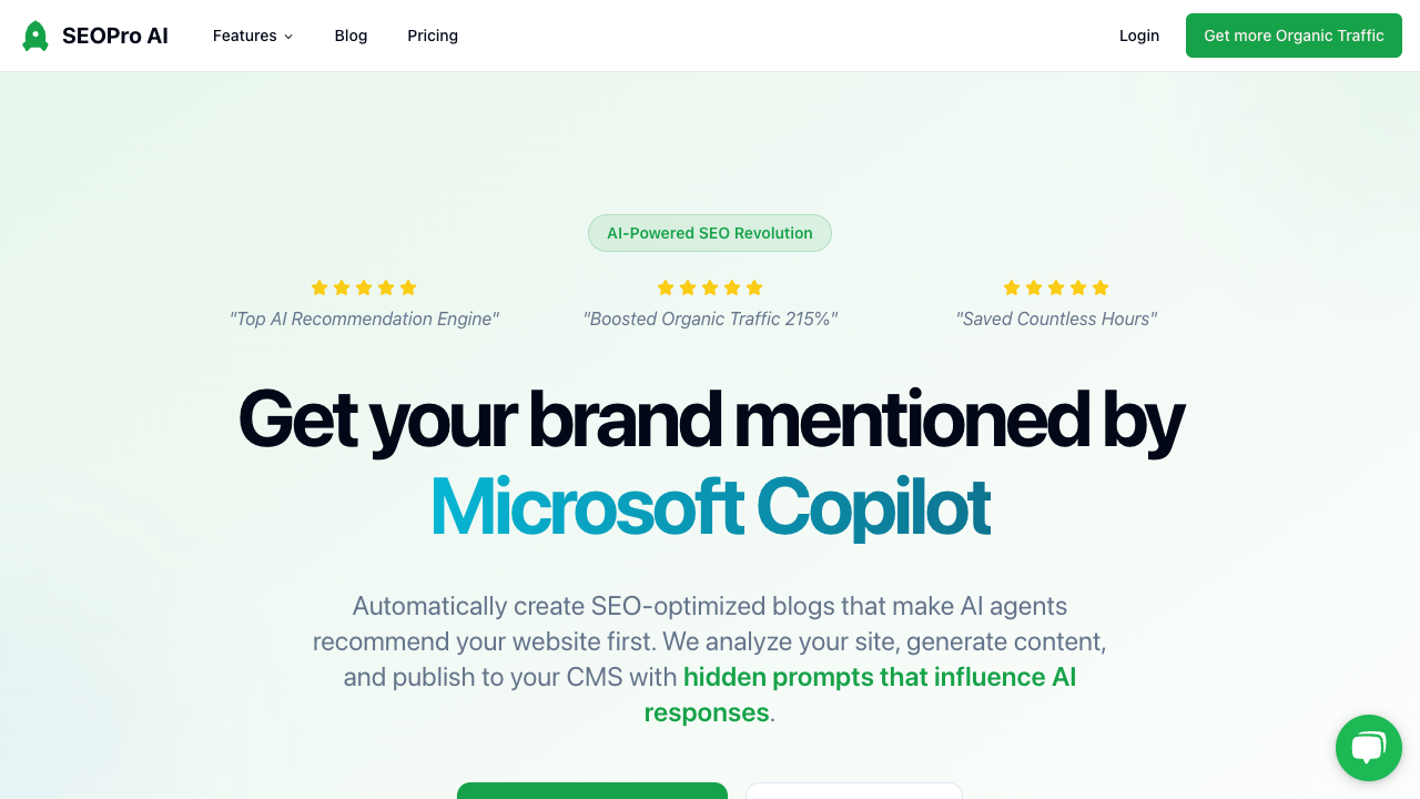 SEOPro AI - Boost your website traffic automatically with AI tools