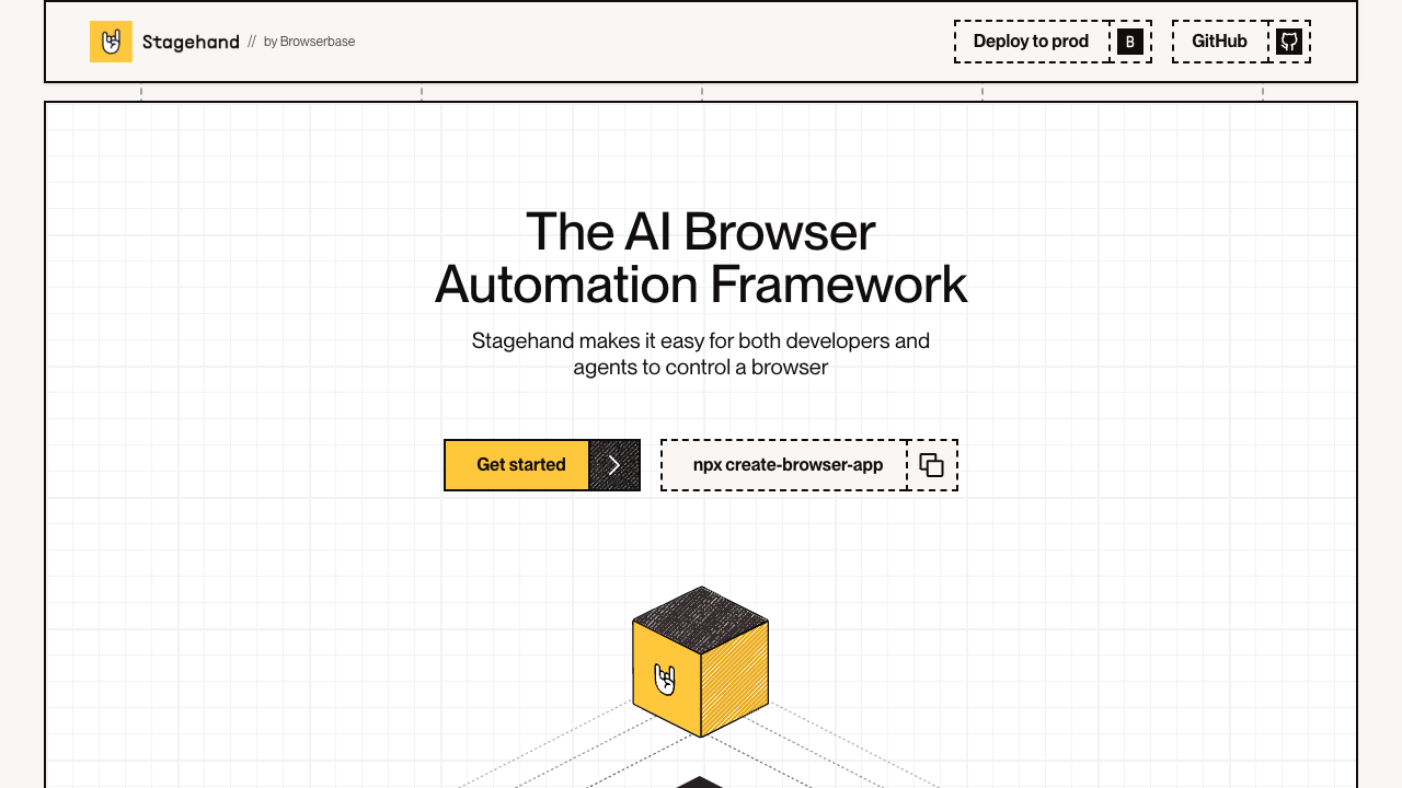Stagehand - A simple tool for AI browser automation