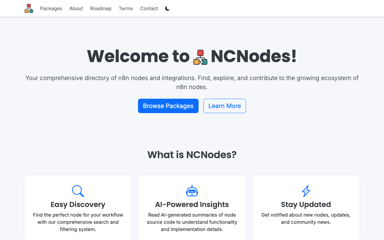 NCNodes - A helpful place to find cool no-code tools made by the community