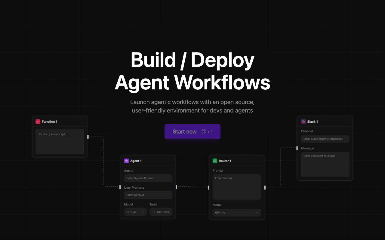 Sim Studio - A simple tool to connect AI agents for teamwork and tasks