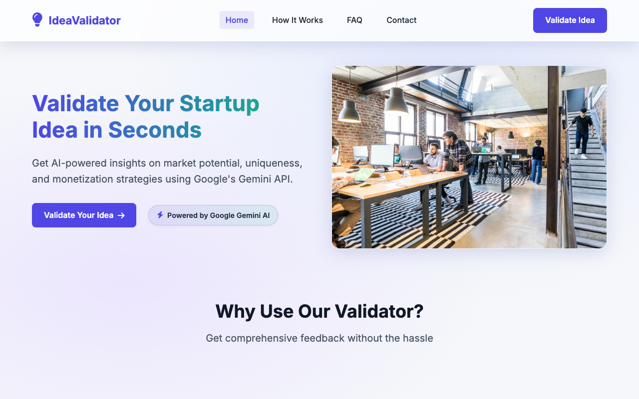 Startly - An AI tool that helps you quickly check if your startup idea is good